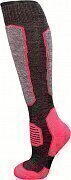 Носки женские для сноуборда Гранд XWL14 темно-серый-розовый
